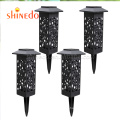 Outdoor Waterproof Vintage Garden Villa Courtyard Roadside Decoration Hallow out Lawn Solar Garden Light